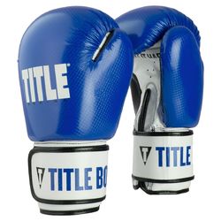 Боксерские перчатки TITLE Vengeance Fitness Boxing Gloves синие