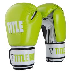 Боксерские перчатки TITLE Vengeance Fitness Boxing Gloves зеленый