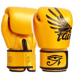 Боксерські рукавички Fairtex (BGV1-f, Жовтий)