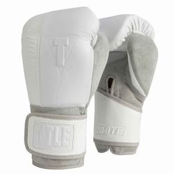 Боксерские перчатки TITLE WHITE Training Gloves (Title-WHOTTG, Белый)