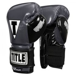 Снарядные перчатки TITLE Gel Glory Super Bag Gloves  (Title-GGASBG, Серый/Черный)