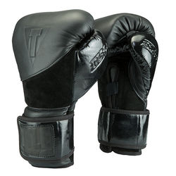 Боксерські рукавички TITLE BLACK Blitz Bag Gloves (Title-BKVBG, Чорний)