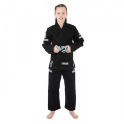 Кімоно дитяче для Бразильського Джиу-Джитсу Tatami Fightwear Kids Dweller (kid-dwel-gi-blk, Чорний)