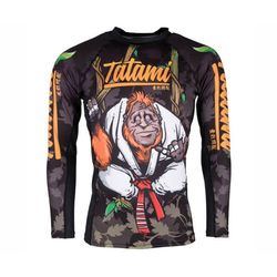 Рашгард з довгим рукавом Tatami Fightwear Hang Loose Orangutang (orangutang-rash-guarg, чорний)