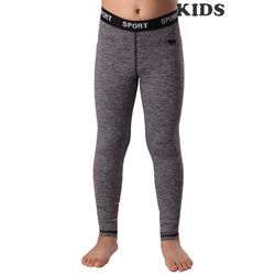 Детские компрессионные штаны Berserk Sport KIDS melange grey (P7894G, Серый)