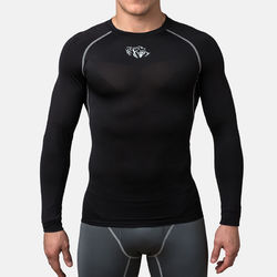 Компрессионная футболка Peresvit Air Motion Compression Long Sleeve T-Shirt Black Grey