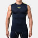 Компрессионная футболка без рукавов Peresvit Air Motion Compression Tank Navy Flu Yellow