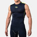 Компрессионная футболка без рукавов Peresvit Air Motion Compression Tank Navy Flu Yellow