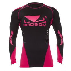 Рашгард женский с длинным рукавом Bad Boy Sphere Black/Pink