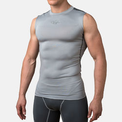 Компрессионная футболка без рукавов Peresvit Air Motion Compression Tank Heather Grey Black