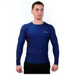 Рашгард ArtiX Dry-Fit Blue з довгим рукавом