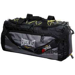 Сумка спортивная Everlast EverCool Equipment Bag (101, черно-серая)