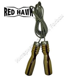 Скакалка с деревянными ручками Red Hawk