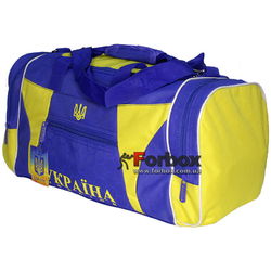 Сумка спортивна Zelart Duffle Bag Ukraine (GA-5517, синьо-жовта)