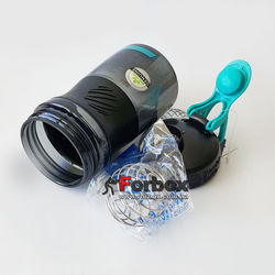 Шейкер Blender Bottle SportMixer з кулькою 590 мл (BB-71823, Black / Teal)