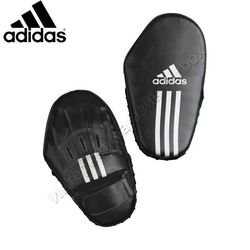 Лапи кікбоксерські Adidas збільшені (ADIBAC02, чорні)