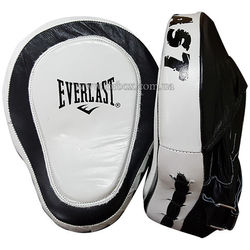 Лапи гнуті Everlast шкіряні (MA-004, чорно-білі)