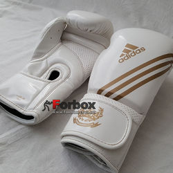 Уцінка Рукавиці боксерські Adidas Hybrid Aero 10 унцій (ADIBL06, білі)