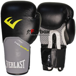 Боксерские перчатки Everlast Pro Style Elite (BO-5228-BK, черные)