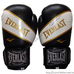 Рукавиці боксерські Everlast Super із шкірозамінника PU (BO-0221, чорно-білі)