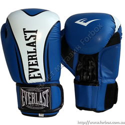 Рукавиці для боксу Everlast Fight Star шкірзам (BO-0225, сині)