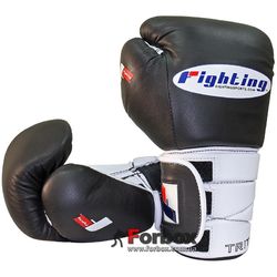 Боксерські рукавиці Fighting Sports Tri-tech Training gloves (FSPTGV, чорно-білі)