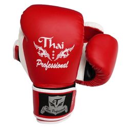 Рукавиці боксерські Thai Professional Red (TPBG8-R, Червоний)