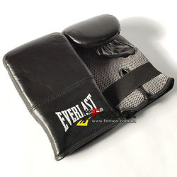 УЦЕНКА Снарядные перчатки Everlast (MA-3645, черные) повреждение на ладошке