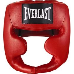 Шлем Everlast MMA Leather full (7620, красный)