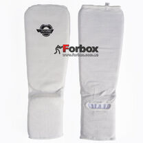 Защита голени и стопы Hard Touch тканевая носок (CO-8912-W, белый)